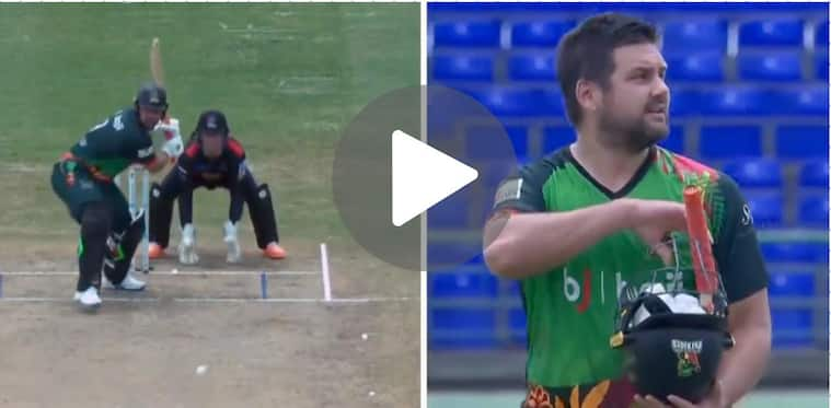 [Watch] Fabian Allen Knocks Over Clueless Rilee Rossouw With Brilliant Off-Break In CPL 2024